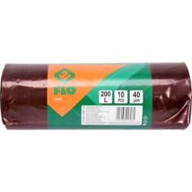   FLO 09484 Zöldhulladékgyűjtő Zsák 200 Liter 0,04 mm Szellőző (10 Db/Cs)