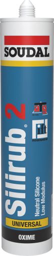 SOUDAL 102393 Silirub 2/(neutr.) fekete 300 ml