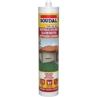 Soudal Neutrális szilikon Fehér 280 ml