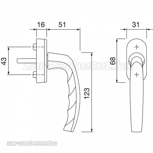 Hoppe Atlanta Secustik ablak.32-42 barna