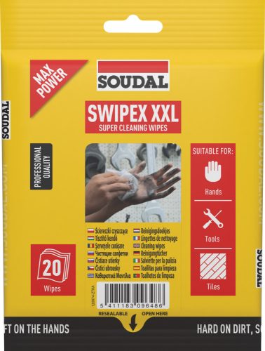 SOUDAL 120874 Ipari tisztító Swipex 20 db/cs.