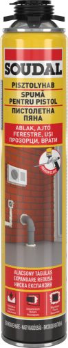 SOUDAL 122880 Pisztolyhab DIY Yellow/750 ml/HU/RO/BG
