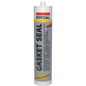 SOUDAL 123008 Gasket Seal-fekete 310 ml - Hőálló 280 C