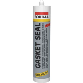 SOUDAL 123008 Gasket Seal-fekete 310 ml - Hőálló 280 C