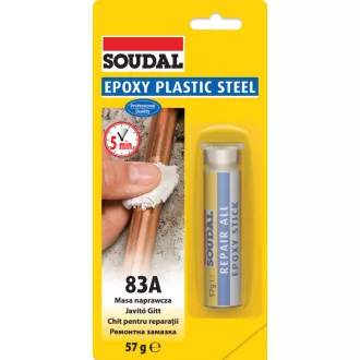 Soudal 83A gyanta alapú glett epoxy gyurmaragasztó