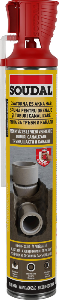 Soudal Akna Poliuretán Purhab 750 Ml - Online Zárszaküzlet