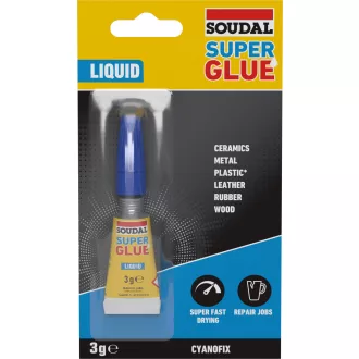 Soudal 84A Cyanofix pillanatragasztó 3 g
