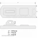 Abus 130/180 biztonsági lakatpánt
