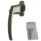 Victory gombos ablakkilincs bronz L40