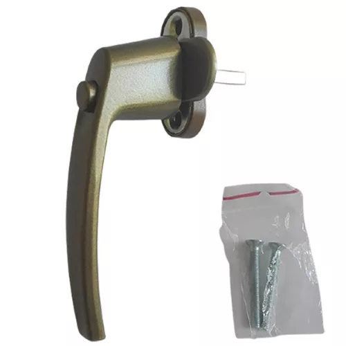 Victory gombos ablakkilincs bronz L45