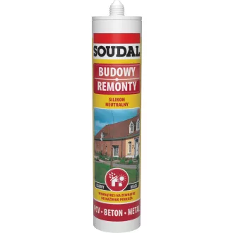   Soudal Tömítő Neutrális ecetsav nélkül oximos fekete 280 ml