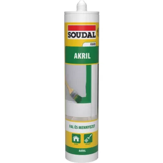 Soudal szil. akril fehér 280ml (103228)