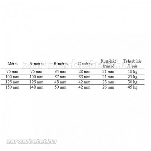 ALDEGHI bommerpánt bronz 150mm 101AB150