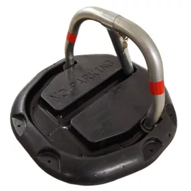 Parkolóőr zárbetétes erősített talpazat