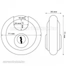 Abus 20/70 diszkosz lakat