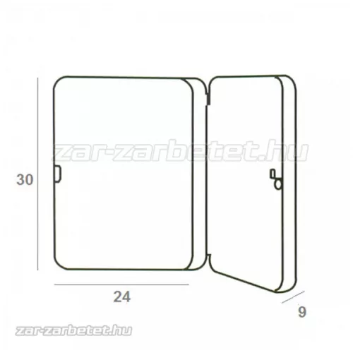 Kulcsszekrény 100 kulcsos bézs színű