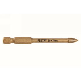 FESTA Üveg- és csempefúrószár 6 mm bit befogású