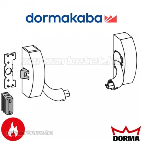 Dorma PHA 2000 1/3 pontos alapegység PHA 2102 TG