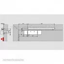 Dorma TS-92 B ajtóbehúzó test ezüst (pántoldali)