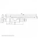 Dorma TS-93 B ajtóbehúzó test ezüst (pántoldali)