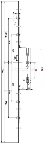 GU Secury R4 40/92/16 kulcsemelés