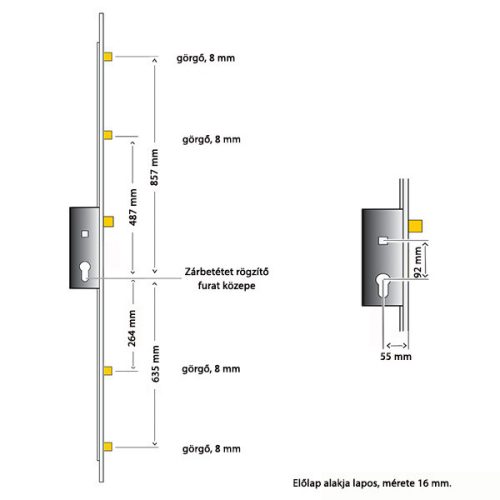 Roto H600 4E 55/92/16