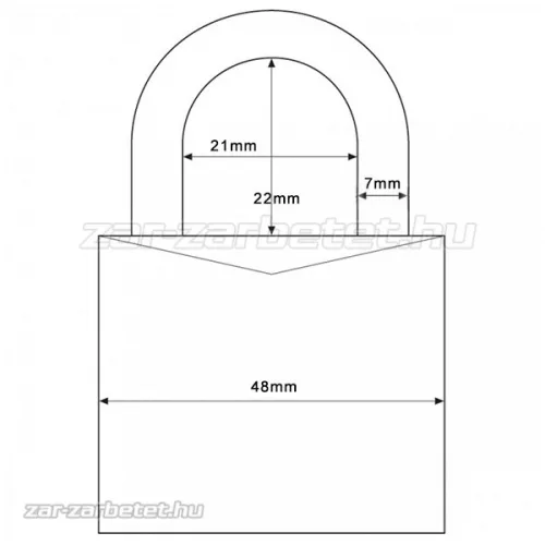 Abus 721/50 lakat (78/50)
