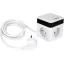 STHOR 72480 Power Cube USB, földelt, fehér 5 aljzatos, 1,4 m, 3x1 mm²