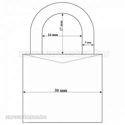 Abus 727TI/30 Titalium lakat (KA) 6311