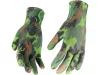 FLO 74113 Kertészkesztyű Zöld Terepmintával 8-As
