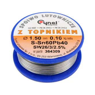 CYNEL 76814 Forrasztóón 100g 1,5mm