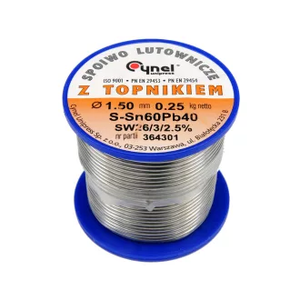 CYNEL 76815 Forrasztóón 250g 1,5mm