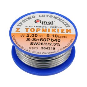 CYNEL 76818 Forrasztóón 100g 2mm