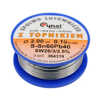 CYNEL 76818 Forrasztóón 100g 2mm