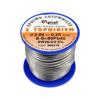 CYNEL 76819 Forrasztóón 250g 2mm