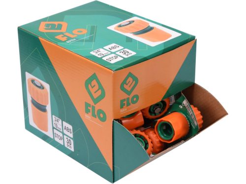 FLO 89004 Gyorscsatlakozó 3/4Col Stoppal