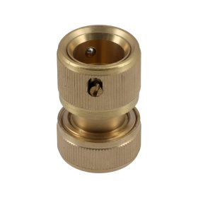 FLO 89101 Gyorscsatlakozó Réz 1/2Col Stoppal