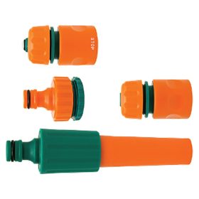   FLO 89203 Csatlakozó Készlet Kerti Tömlőhöz 3/4Col - 1Col