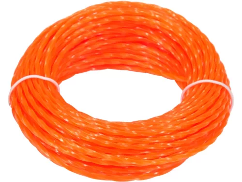 FLO 89480 Fűnyíró Damil Csavart Négyzet 2,4 mm X 15 M