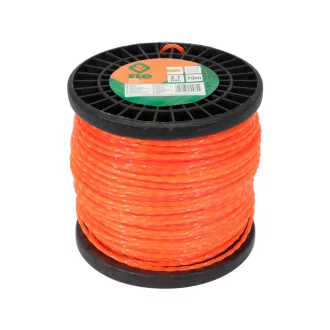 FLO 89485 Fűnyíró Damil Csavart Négyzet 2,7 mm X 70 M