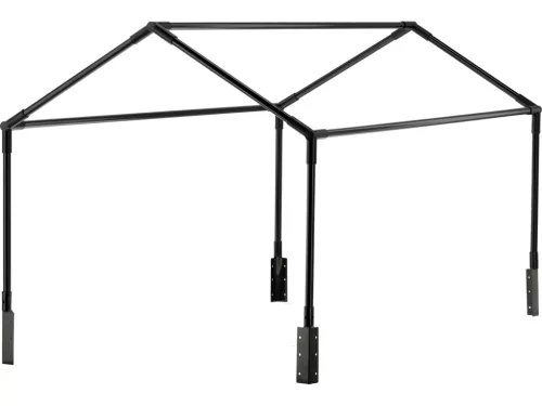 FLO 90003 Mini ládás csővázas üvegház Q12mm 600 x 800 x 1200 mm