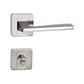 Basic Light szatén nikkel rozettás WC