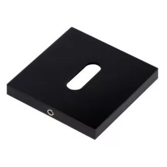 Bussare T3-70 MATTE BLACK négyzet rozetta Kulcsos