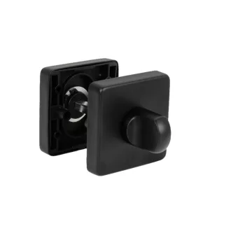   Bussare WC-55 Project matte black négyzet rozetta WC toalett