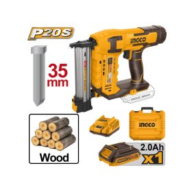   INGCO CBNLI3508 Akkus szögbelövő 20 V (1 x 2,0 Ah akku + töltő)