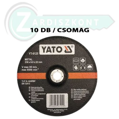 Yato YT-6125 Tisztítókorong 230x6x22 (10db)