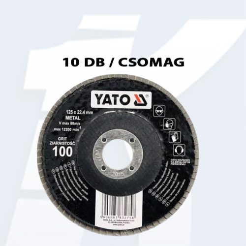 Yato YT-83274 Lamellás csiszoló 125/80 (10db)