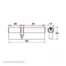 Abus D6PS törésvédett zárbetét 40x55