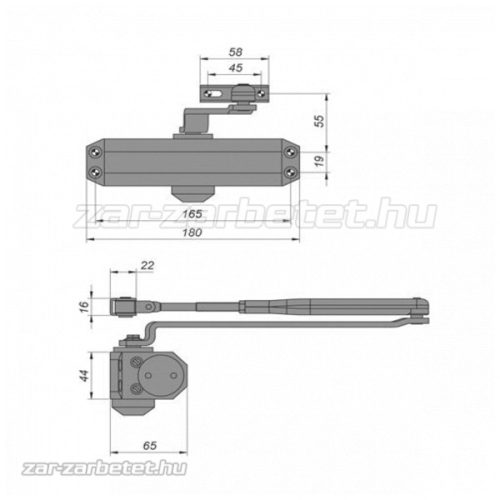 DOM Compact 1000 ajtóbehúzó