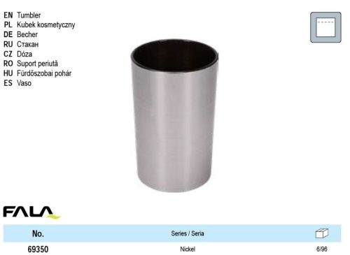 FALA69350 Fürdőszobai pohár Nickel